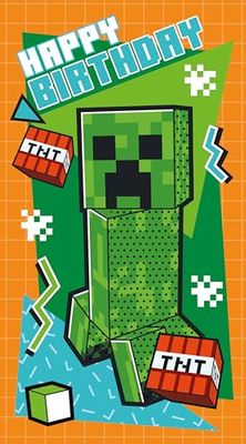 Danilo Promotions LTD Tarjeta de cumpleaños de Minecraft