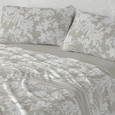 Burrito Blanco | Nacarina® lakan | 135 cm säng (+tillgängliga storlekar) | Design 029 | Sten färg (135 x 190/200 cm)