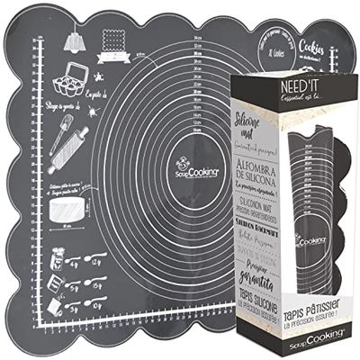 SCRAP COOKING Tapete de pastelaria silicone Scrapcooking Need'It 5254