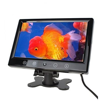 TEMPO DI SALDI Monitor LCD 9 Pollici Auto Pulsanti Touch 2 Ingressi AV Per Videosorveglianza