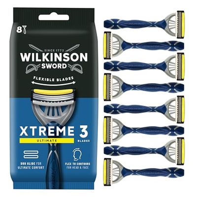 WILKINSON SWORD - Xtreme 3 for Men Ultimate Comfort 8 x Disposable Razors