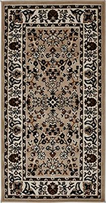 andiamo tappeto oriental- tappeto da salotto - decorazione orientale - tappeto camera da letto easy-care con motivo orientale senza tempo, 160 x 230 cm, Beige