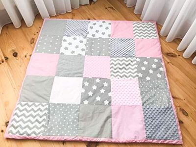 speelmat patchwork deken speeldeken babydeken 125 x 125 cm