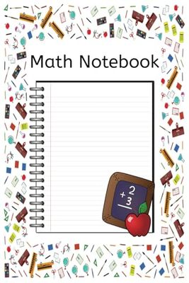 Math Notebook: Math Notebook | 6 x 9 | Grid | Kids and Teens