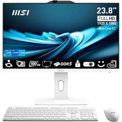 MSI Pro AP242P 14M-636DE All-in-One weiß - 23.8" FHD Display (60,5cm), Intel Core i5-14400, 8GB DDR5 RAM, 512GB M.2