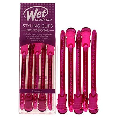 Wet Brush Pro Styling Clips - Pink By For Women - 5 Pc Hair Clips