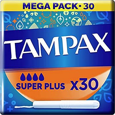 Tampax Super Plus Tampons, 30 Pièces