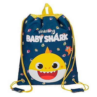 Baby Shark Baby Shark Enfants unisexes Sac à goûter, Bleu, 27x34 cm