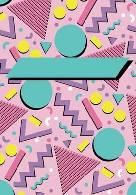 7x10 UNDATED Daily 5-Week Planner | Soft Cover | 90s Theme: Single Month, Weekly and Daily Views