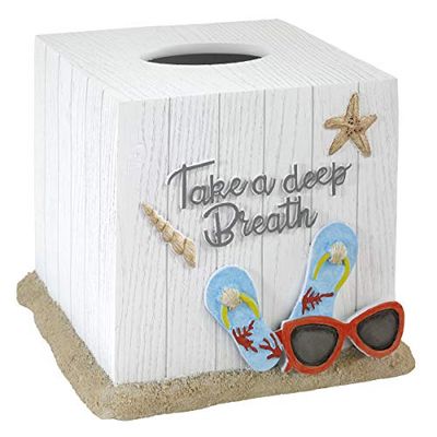 Avanti Linens Colección Beach Mode, Resina, Multicolor, Cubierta de pañuelos
