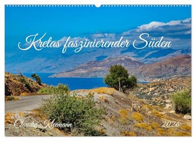 Kretas faszinierender Süden (Wandkalender 2026 DIN A2 quer), CALVENDO Monatskalender: Erholsame Ruhe an Kretas Südküste
