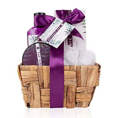 accentra Botanic Spa In A Seagrass Basket -Bath And Shower Gift Set, 1 Stück