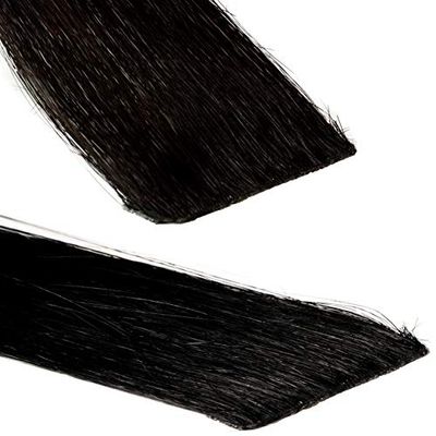 hair2heart 30 x REMY Invisible Tape In Hair Extensions - 1b - 24-Inch, 0.0749 kg