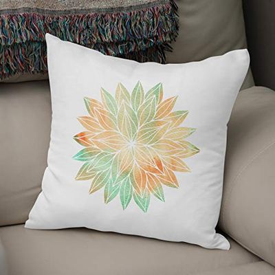 BonaMaison Fundas para Cojínes, Funda de Almohada para Sofá Coche Silla Oficina Cama Decorativa Moderna Decoración del Hogar, 43x43 Cm - Diseñado y Fabricado en Turquía