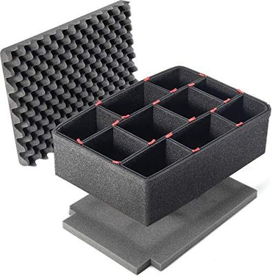 Peli 1520 set divisori TrekPak, accessorio per valigia Protector originale, compatibile 1520, colore: Nero