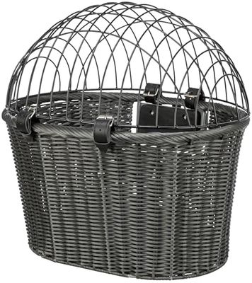 Trixie Cestino anteriore per bicicletta, 44 x 34 x 41 cm, Antracite, 2,04 kg