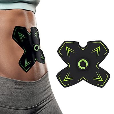 Wantalis Elecfree Abdos Cinturones Abdominales Unisex Adulto, Negro, Talla Única