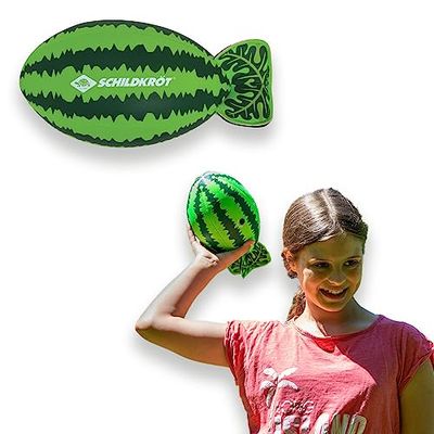 Schildkröt Pelota Splash Sandía, para Fútbol Americano, Superficie de Neopreno Antideslizante, 25 x 13cm, Vuela como una Pelota de Rugby, Resistente al Agua Salada, 970292