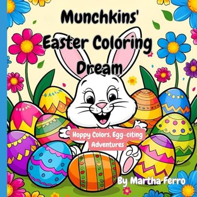 Munchkins' Easter Coloring Dream: Hoppy Colors, Egg-citing Adventures