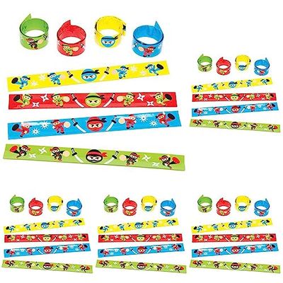 Baker Ross- Bracelet, AC868, Coloris Assortis, 24 cm (Lot de 5)