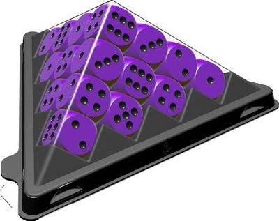 ABACUSSPIELE 03115 – Mini – Kryddpyramid Violett, Kryddspel