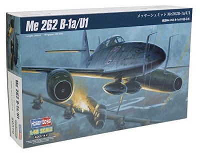 Hobbyboss Maquette Plastique Me 262 B-1a/U1, 80379, Claire, 1:48 Scale