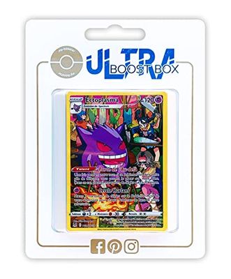 Ectoplasma (Gengar) TG06/TG30 Shiny Full Art - ULtraboost X Epée et Bouclier 11 Origine Perdue - Doos met 10 Franse Pokemon kaarten