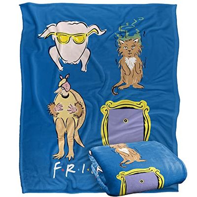 FRIENDS Silky Touch Super Soft Throw Blanket 152 x 127 cm