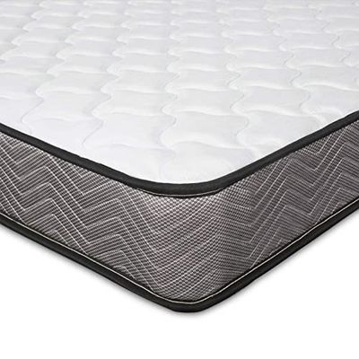 Kono Double Mattress, 4FT6 Spring Mattress with 5mm Memory Foam 18cm Depth Fire Resistant Fabric