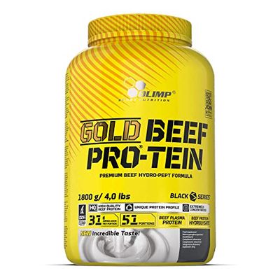 OLIMP SPORT NUTRITION Gold Beef Pro-Tein Complément pour Sportif Fraise 1,8 kg