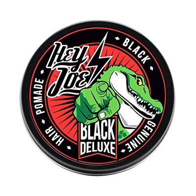 HEY JOE! Genuine Hair Pomade Men's Black Deluxe 100 ml Hair Pomade Men Black for White Hair or as a Colour Enhancer for Black Hair - Professional Hair Styling Products