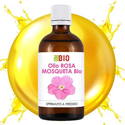 Huile de Rose Musquée Bio 50 ml - 100% Pressé à froid Pure - Laborbio