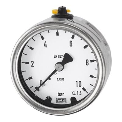 RIEGLER 134043-4096 Manomètre en acier CrNi 1/2 arrière excentré 0-25 bar Ø 100 mm