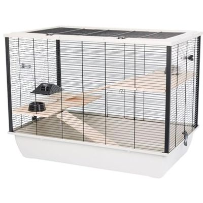INTER-ZOO träbur i metall plast 27 x 58 x 48 cm - Märke: INTER-ZOO - EAN: 5907600701267