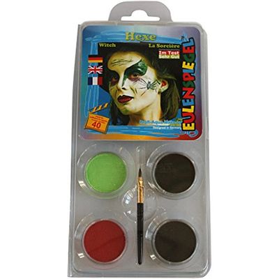 Water-based Face Paint - Motif Set, witch, 1 set