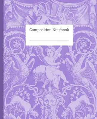 Composition Notebook: College Rule | Vintage Illustration | 7.5" x 9.25" | 120 Pages | Lined Paper | School, College & Work