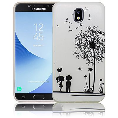 thematys Samsung Galaxy J7 2017 Paardebloem Silicone Beschermhoesje Zachte Tas Cover Case Bumper Etui Flip Smartphone Mobiele Telefoon Backcover Beschermhoes Telefoonhoes