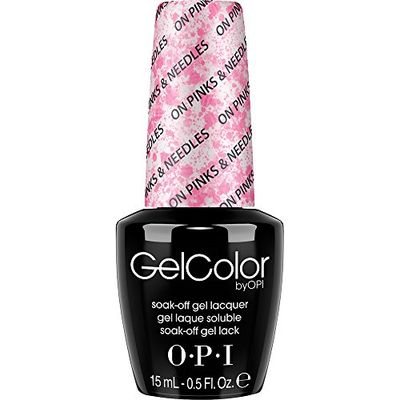 O.P.I Gel Nail Polish, On Pink Plus Needles