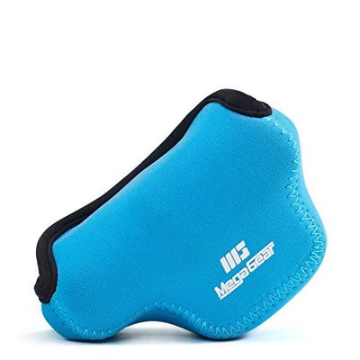 MegaGear Fotocamera Custodia Neoprene Borsa Per Panasonic GM1 con 12-32mm (Blu)