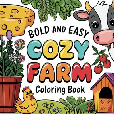 Cute Farm Coloring Book for Kids