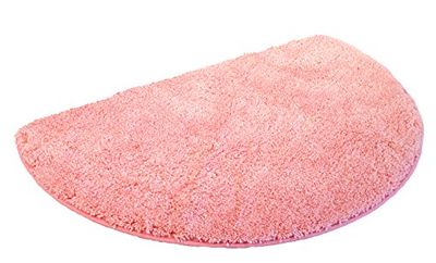 Mesana Tappeto Semicerchio Rosa 50 x 80 cm