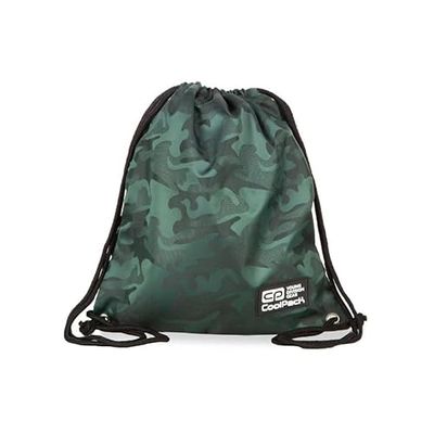 Coolpack Sprint Line Army Green Sporttas met trekkoord, uniseks, kinderen, eenheidsmaat, Groen, Eén maat