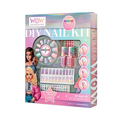 WOW Generation - Kit nail art DIY pour jeunes filles - Set de manucure enfant