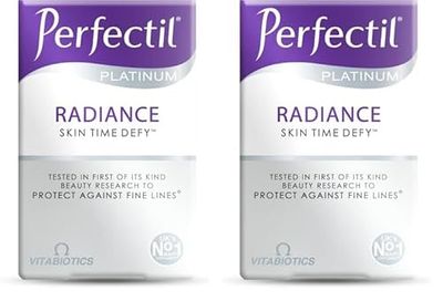 Perfectil Platinum Skin Radiance Tablets with Time-Defy Complex, Vitabiotics (Pack of 2)