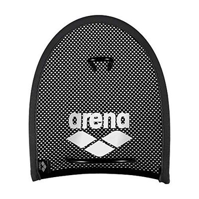 ARENA Flex Palas de mão para natação, unissexo para adulto, preto (preto/prateado), tamanho único