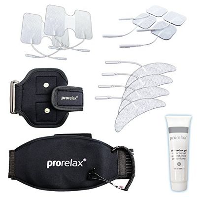 prorelax Ensemble d'Accessoires pour Appareil TENS + EMS de Prorelax