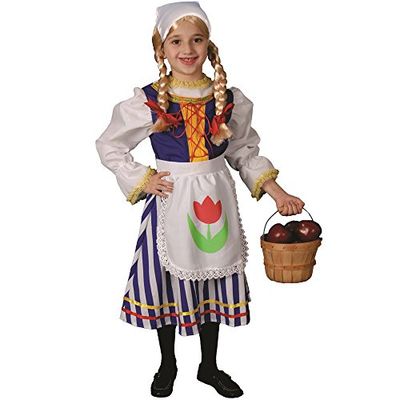 Dress Up America Liten Deluxe Dutch Flicka Kostym