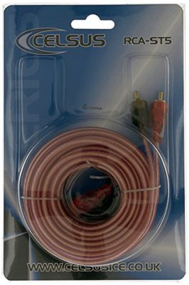 Celsus RCA-ST5 - Cavo Phono Connect ST, 5 m