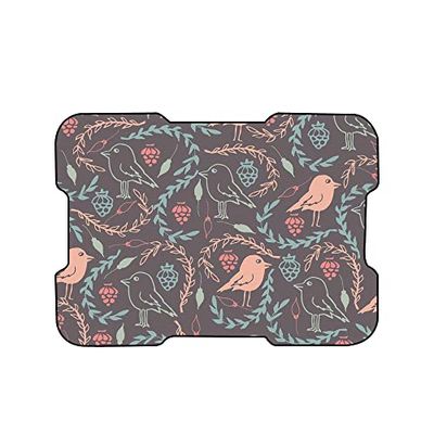 Bonamaison, Tappetino per mouse con stampa digitale, fondo antiscivolo, per ufficio e casa, dimensioni: 22 x 18 cm
