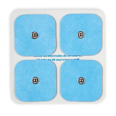 Bluetens elettrodi TENS/EMS S4 Blue Pack 1 x 4 Set di Ricambio, elec0401